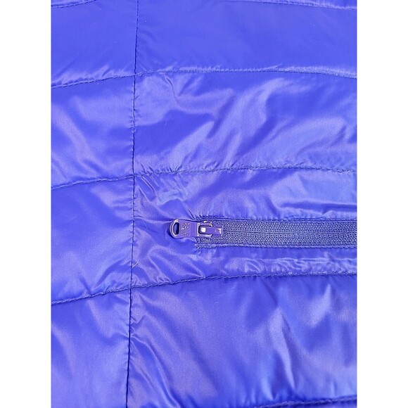 Calvin Klein Performance Puffer Jacket Womens M Purple 90% Down Full Zip Pockets - Picture 12 of 14